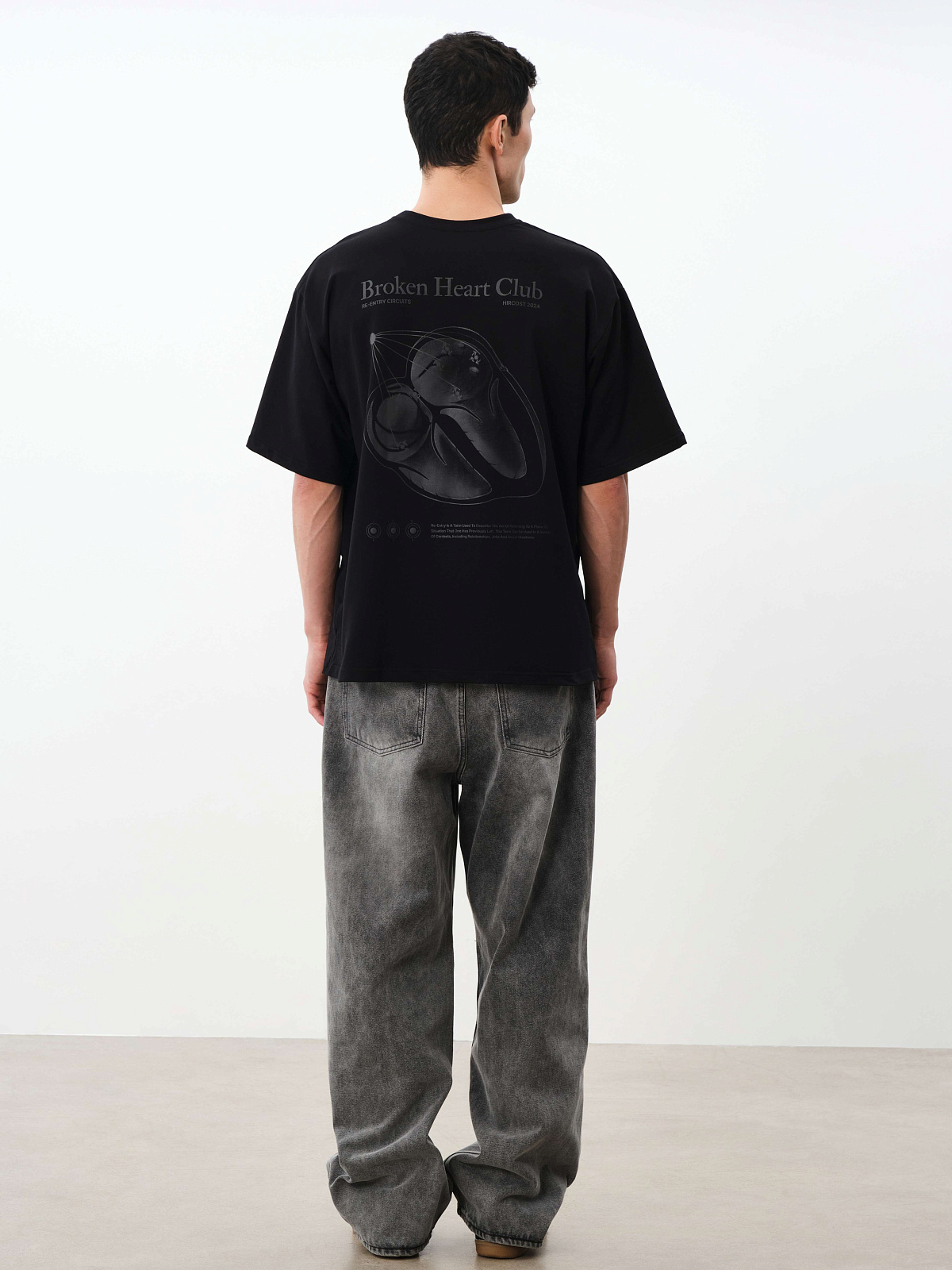 Футболка Риентри (XL, Черный)