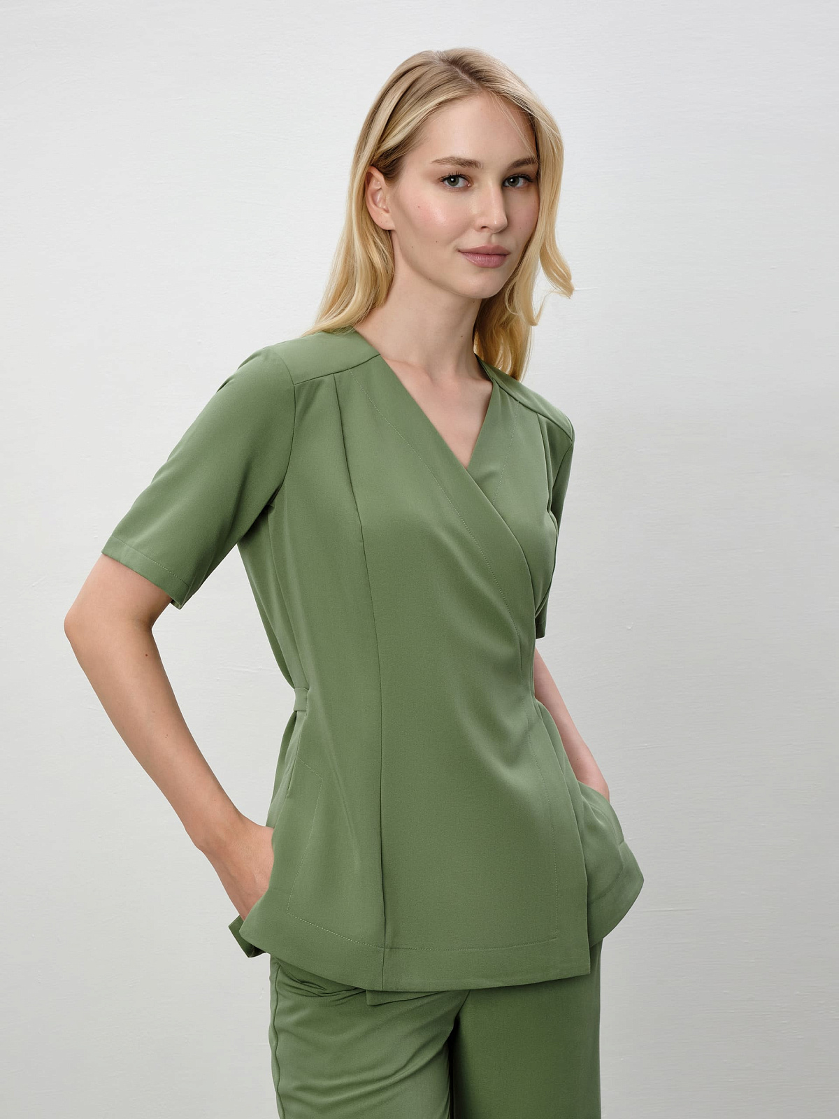 Топ Kimono (XS, Кипарис новый)
