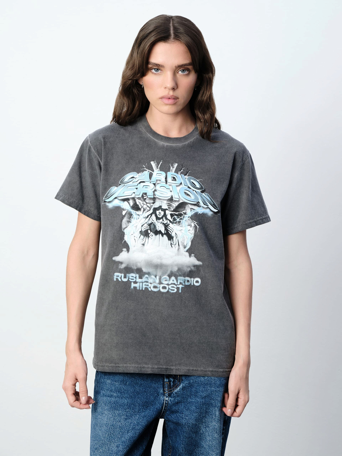 Футболка Кардиоверсия (S, Cерый Garment)