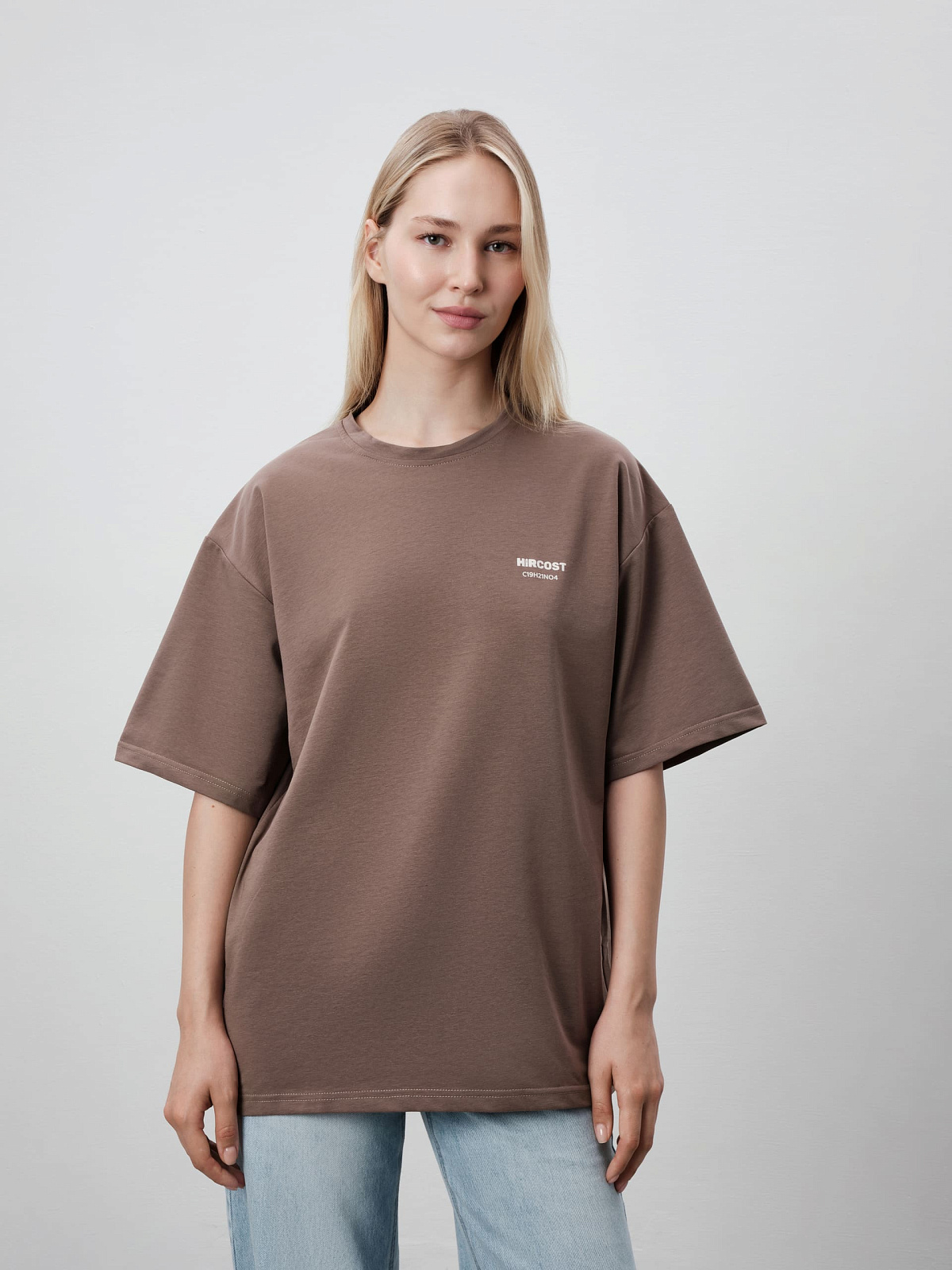 Футболка Налоксон (XL, Кофейный)
