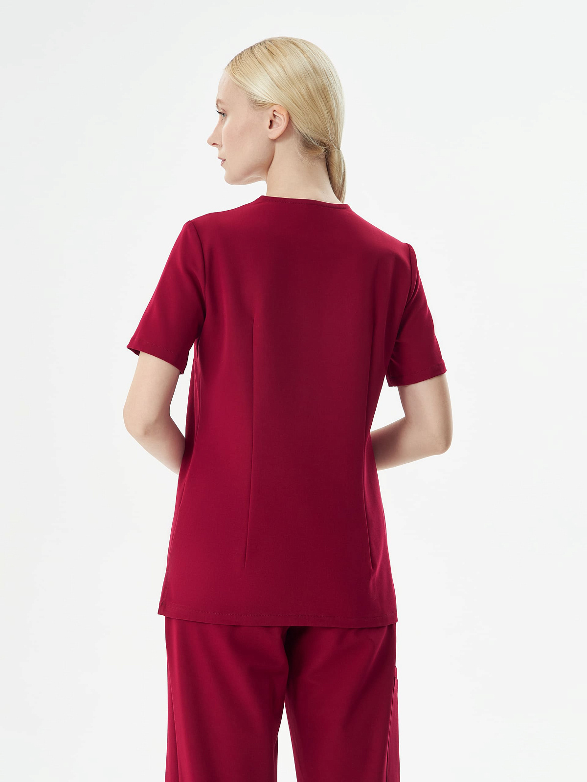Топ Basic (XL, Бордовый)