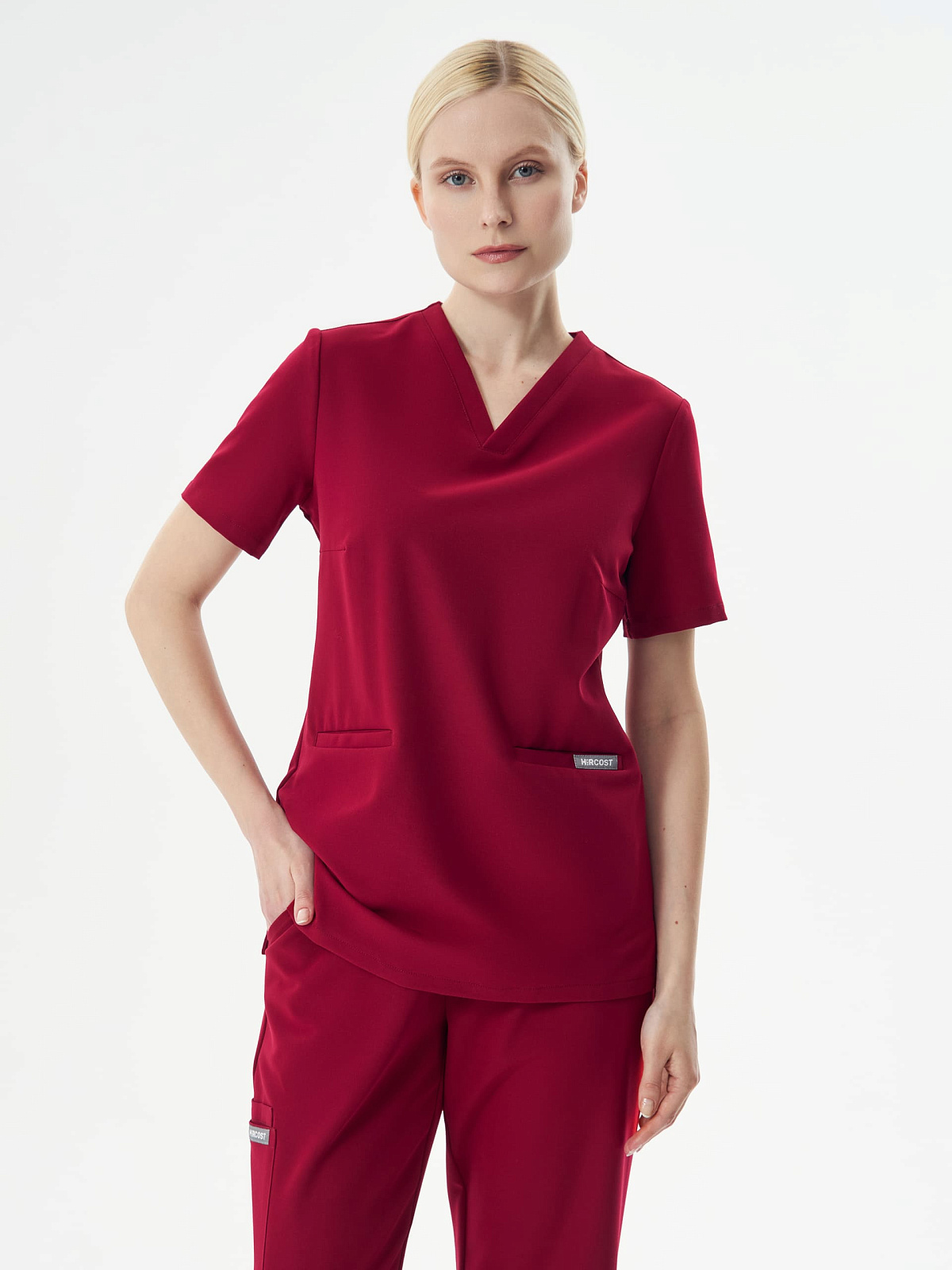 Топ Basic (XL, Бордовый)