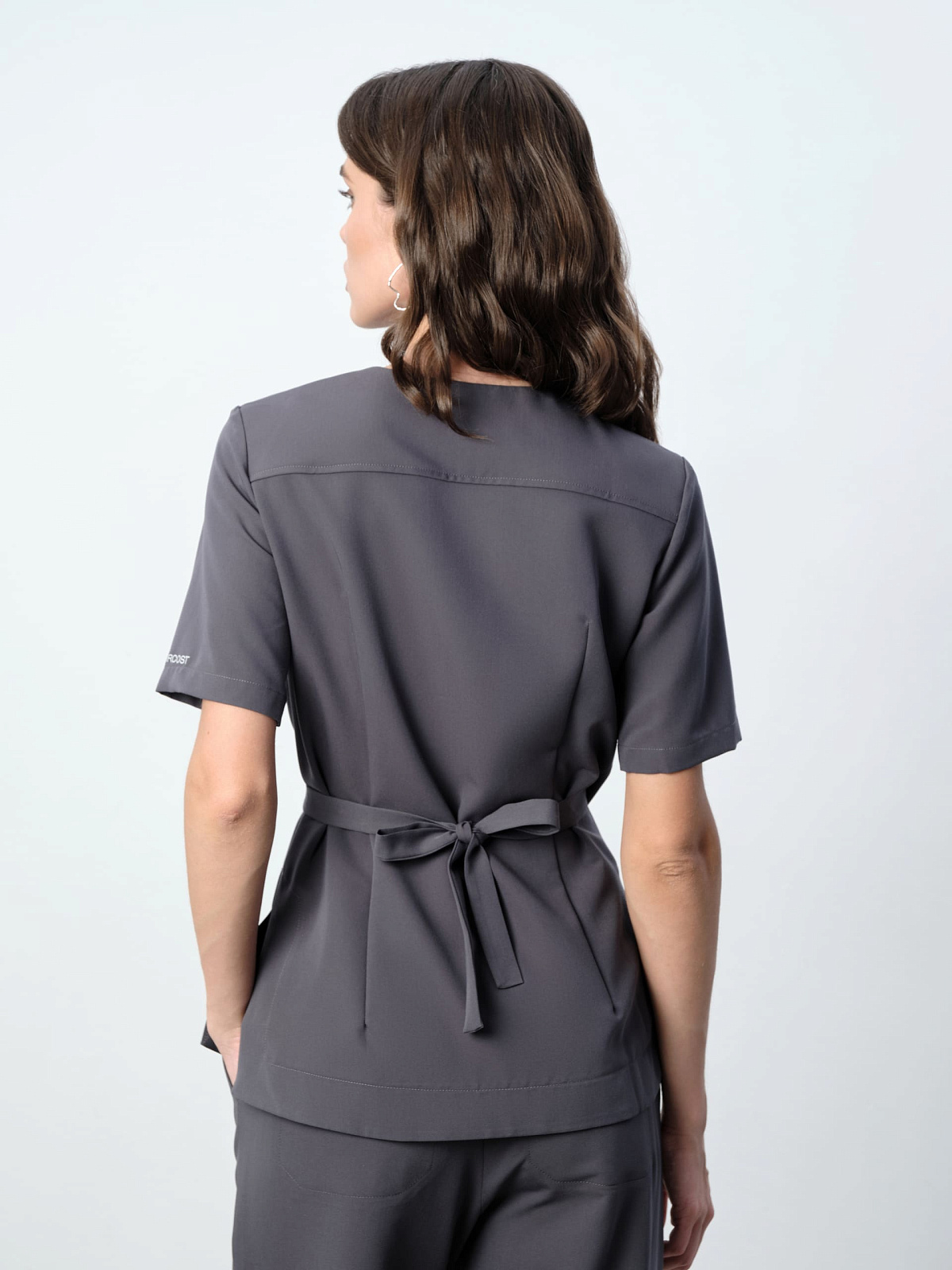 Топ Kimono (XS, Космически-серый)