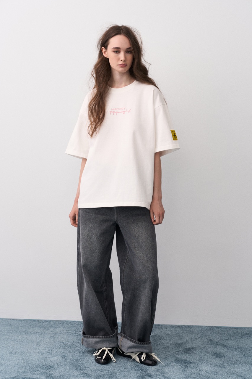 Футболка Пластинки (XL, Айвори)