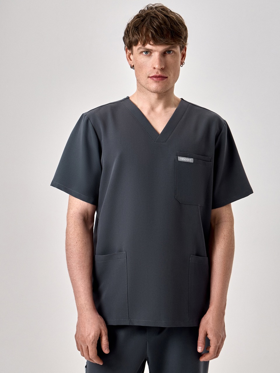 Топ Базовый мужской (XS, Космически-серый)