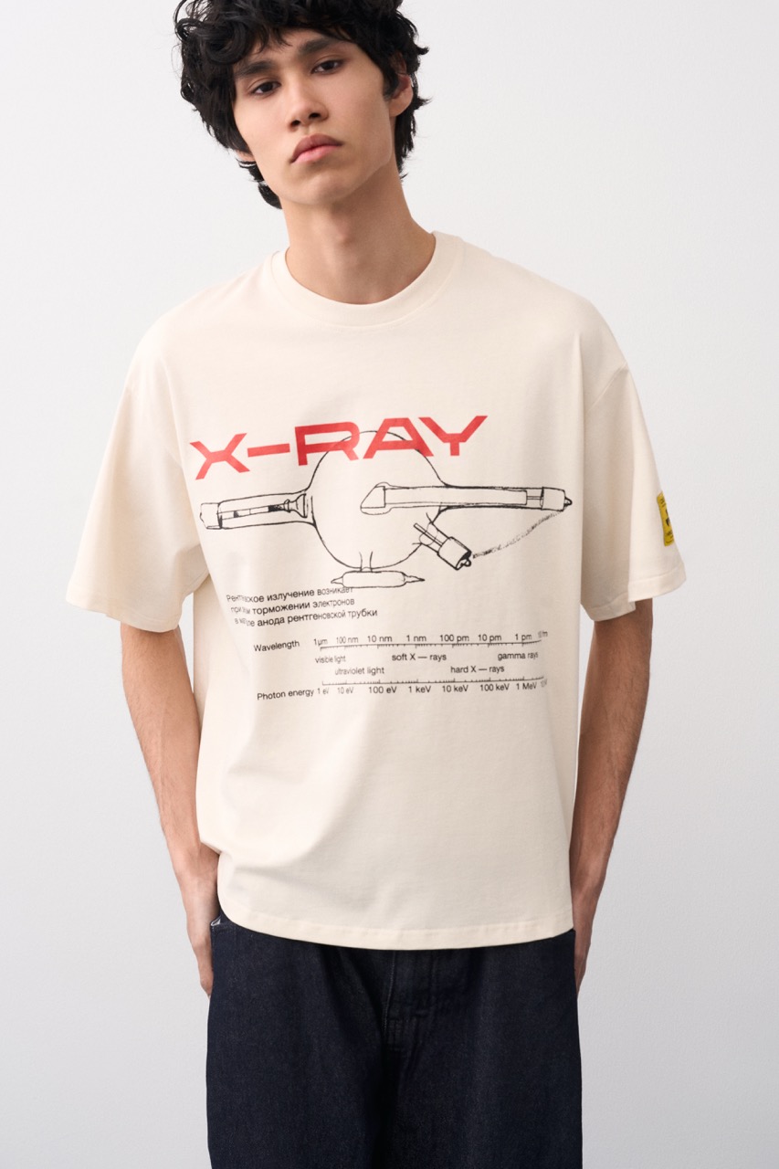 Футболка Рентген (XL, Бежевый)