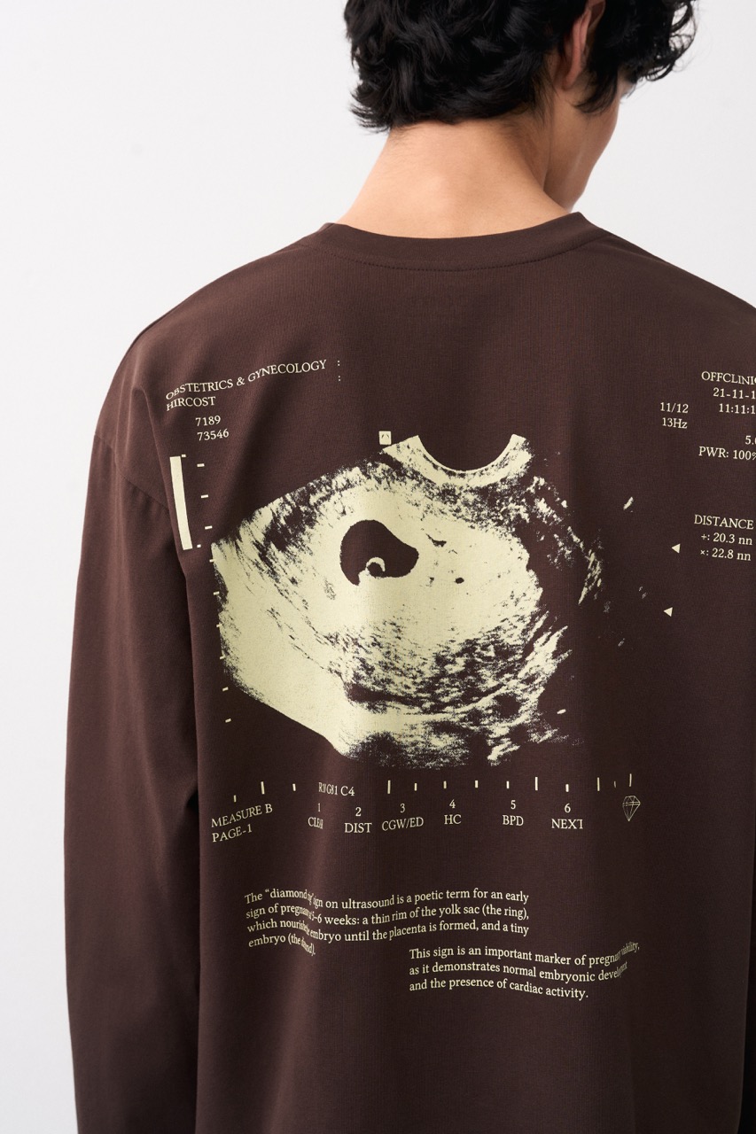 Лонгслив Кольцо с бриллиантом (XL, Шоколад)