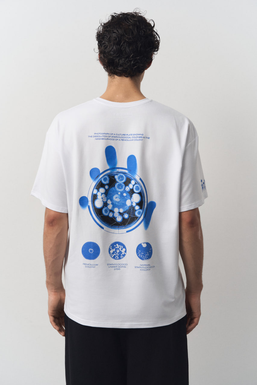 Футболка Пенициллин (XL, Белый)