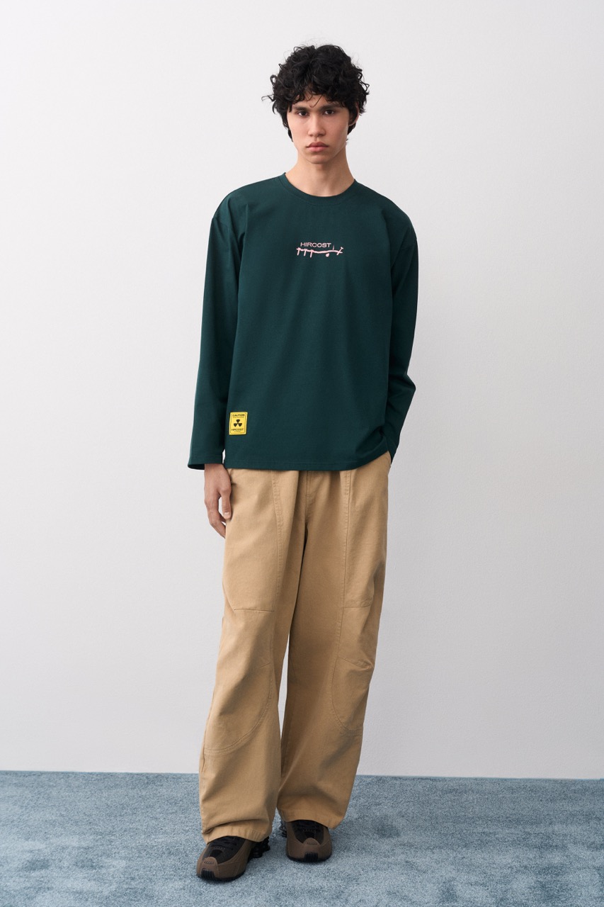 Лонгслив Пластинки (XL, Изумруд)