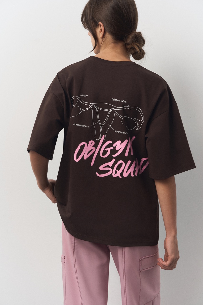 Футболка OB/GYN 2.0 (Шоколад, XL)