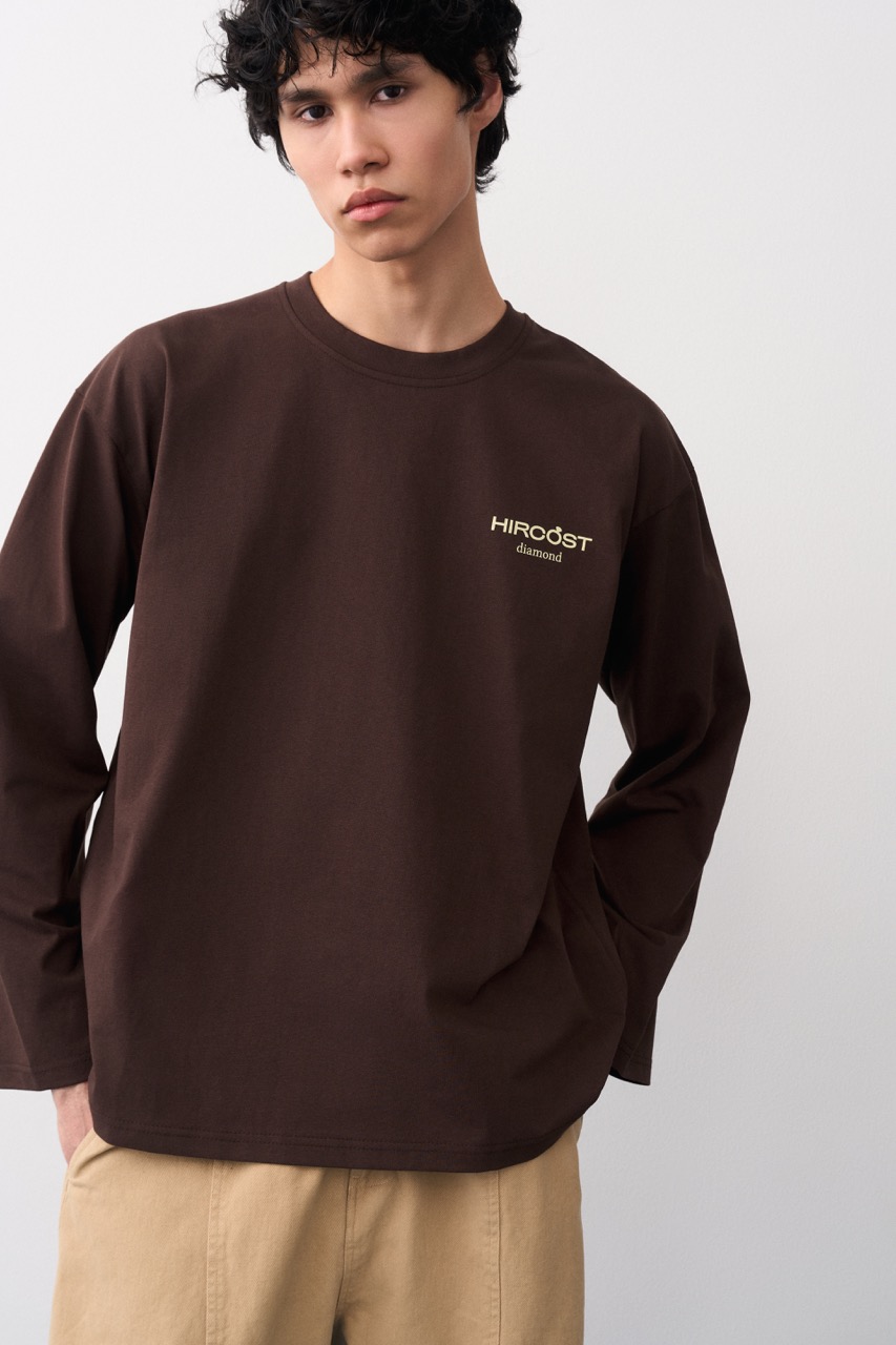 Лонгслив Кольцо с бриллиантом (XL, Шоколад)