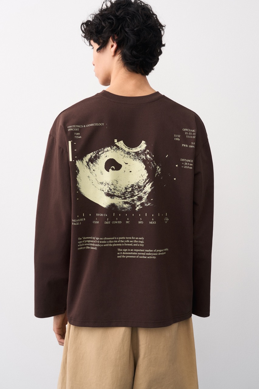 Лонгслив Кольцо с бриллиантом (XL, Шоколад)