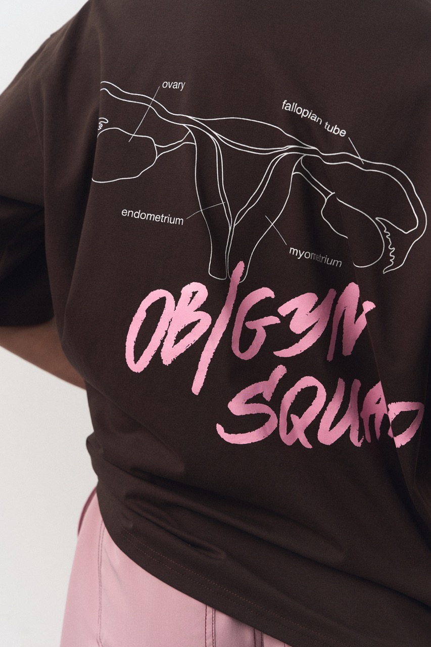 Футболка OB/GYN 2.0 (Шоколад, XL)