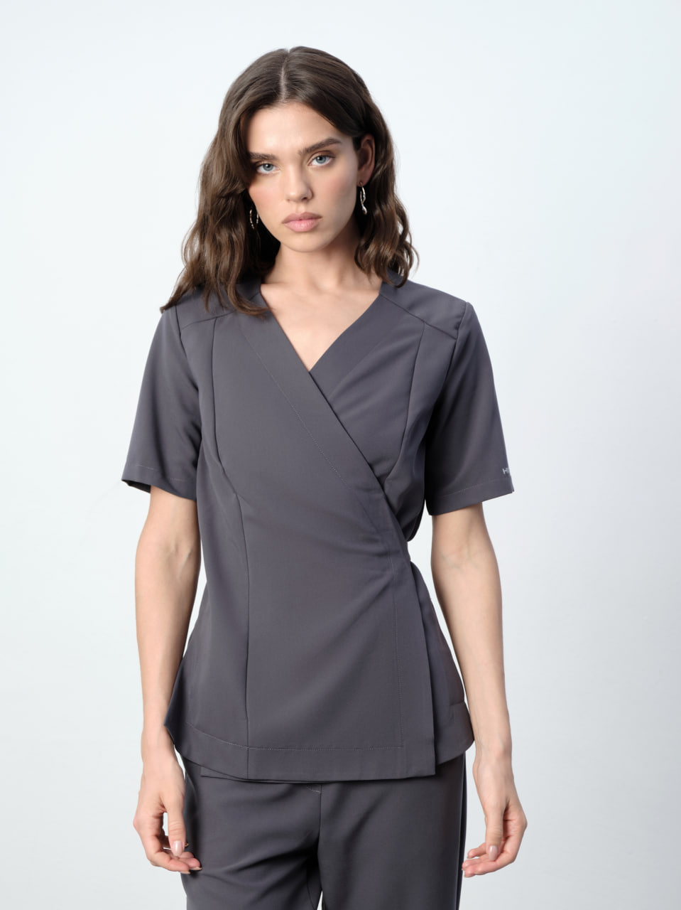 Топ Кимоно 112 (XS, Космически-серый)