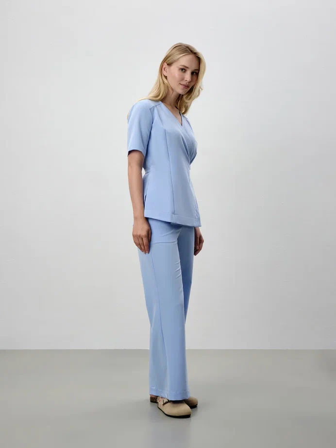 Топ Кимоно 112 (2XL, Классический голубой)