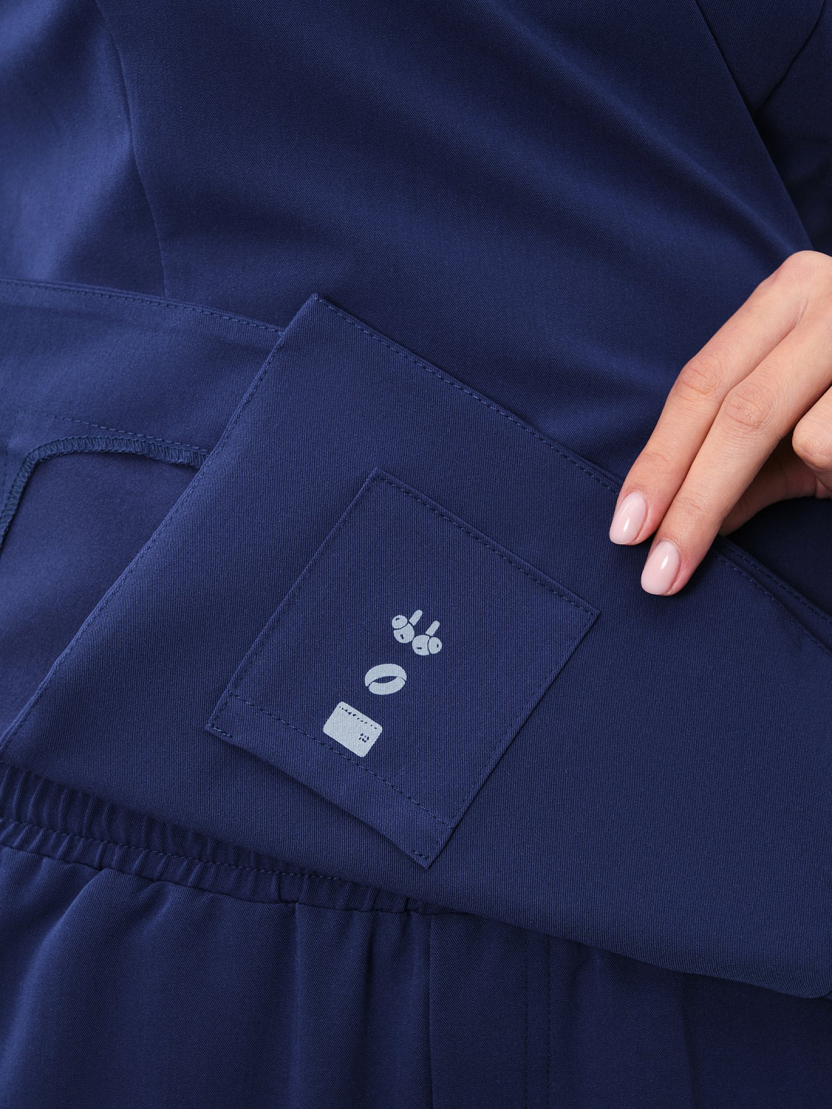 Топ Кимоно 112 (2XL, Индиго)