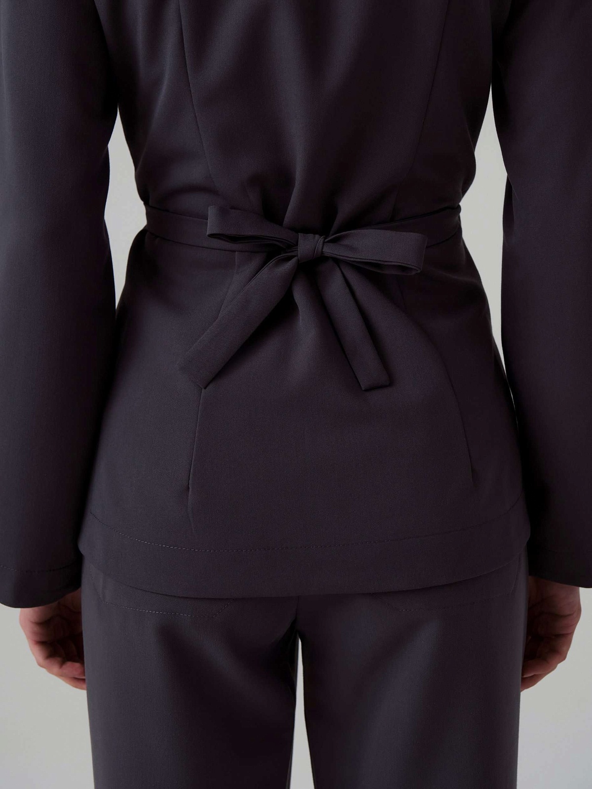 Топ Кимоно с длинным рукавом (XL, Космический Серый)