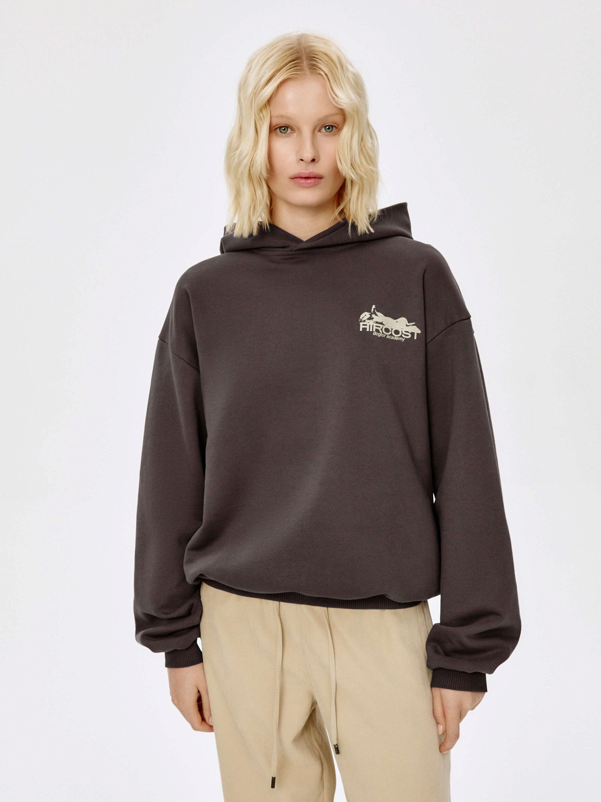 Худи Догтор (L-XL, Кофейный)