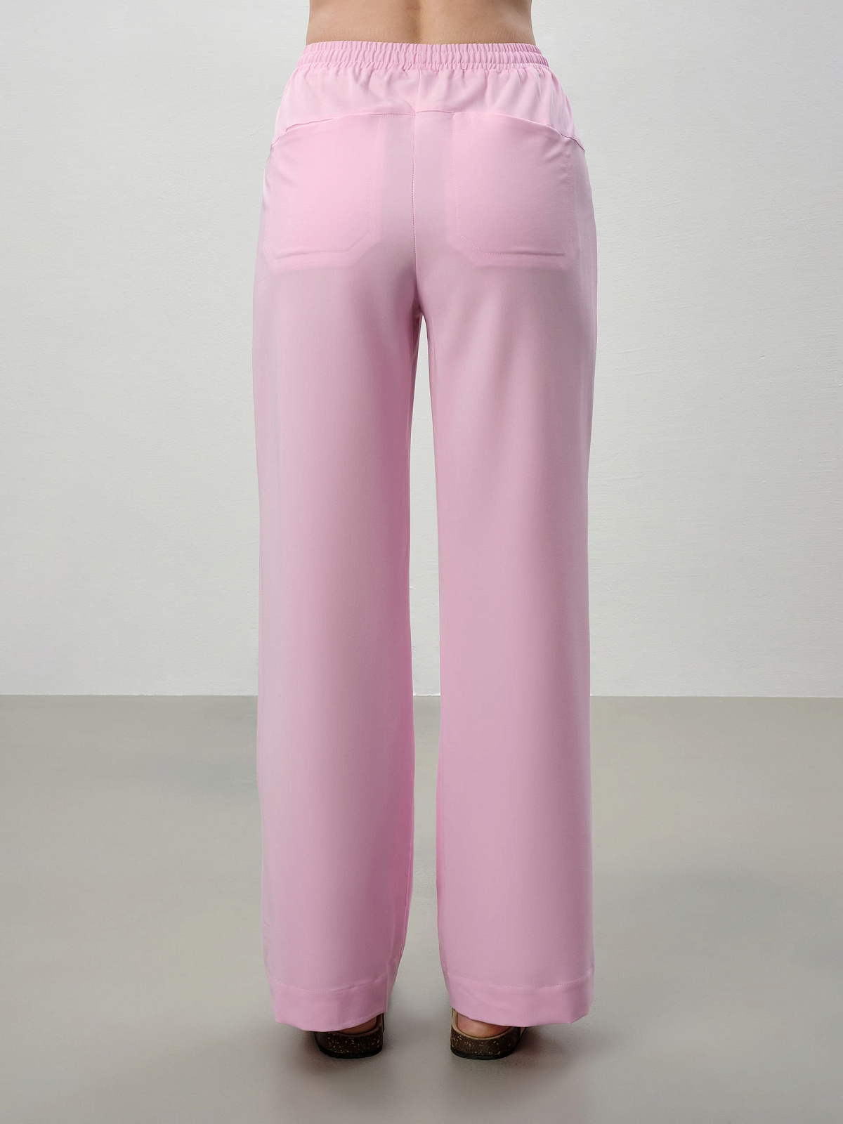 Брюки палаццо (XS, Розовый)