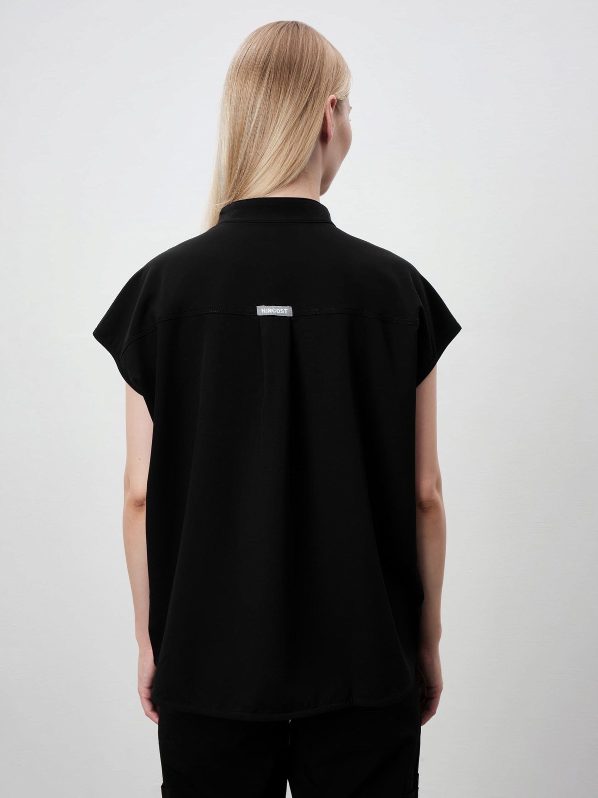 Топ Liberty с воротником (2Xl, Черный)