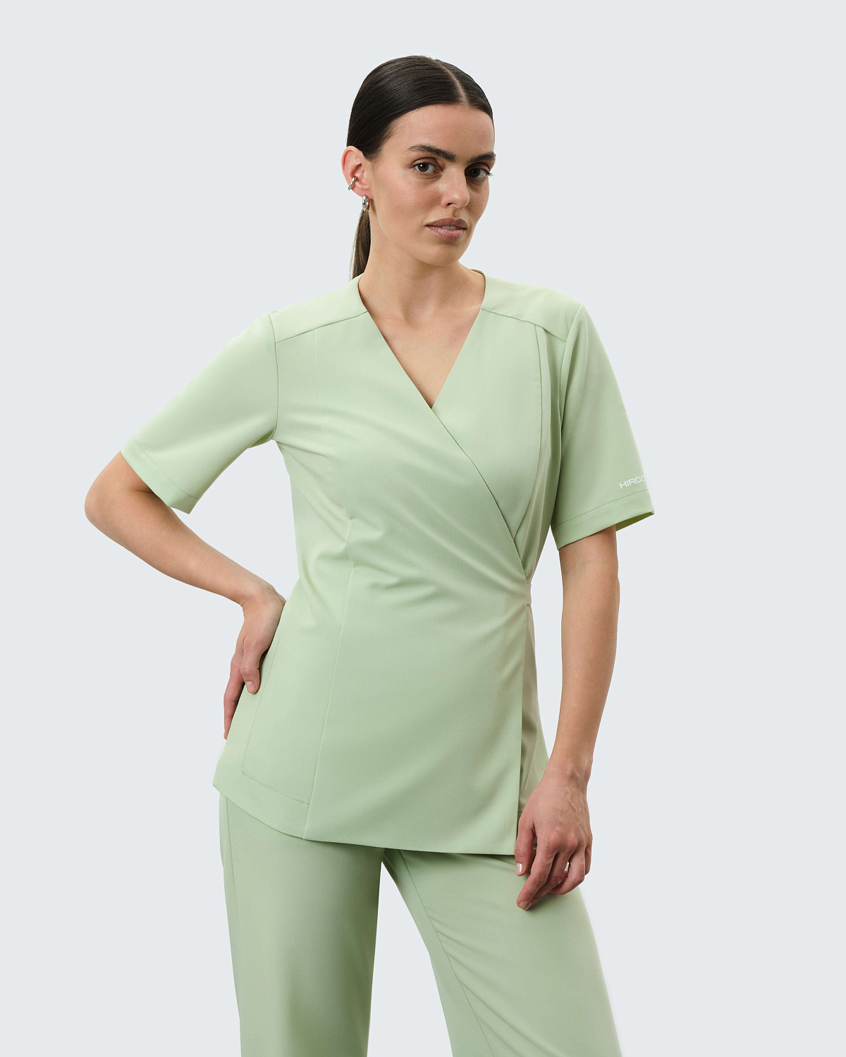 Топ Кимоно (XL, Светло-зеленый)