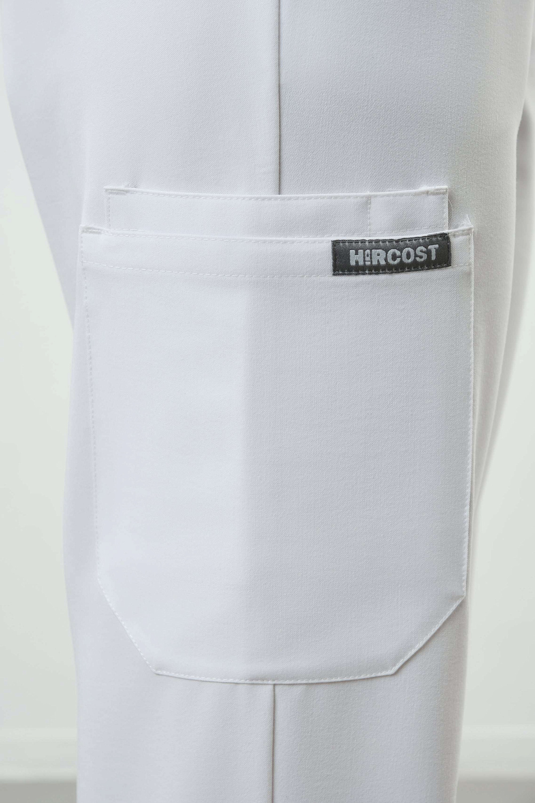 Брюки прямые (2XL, Белый)
