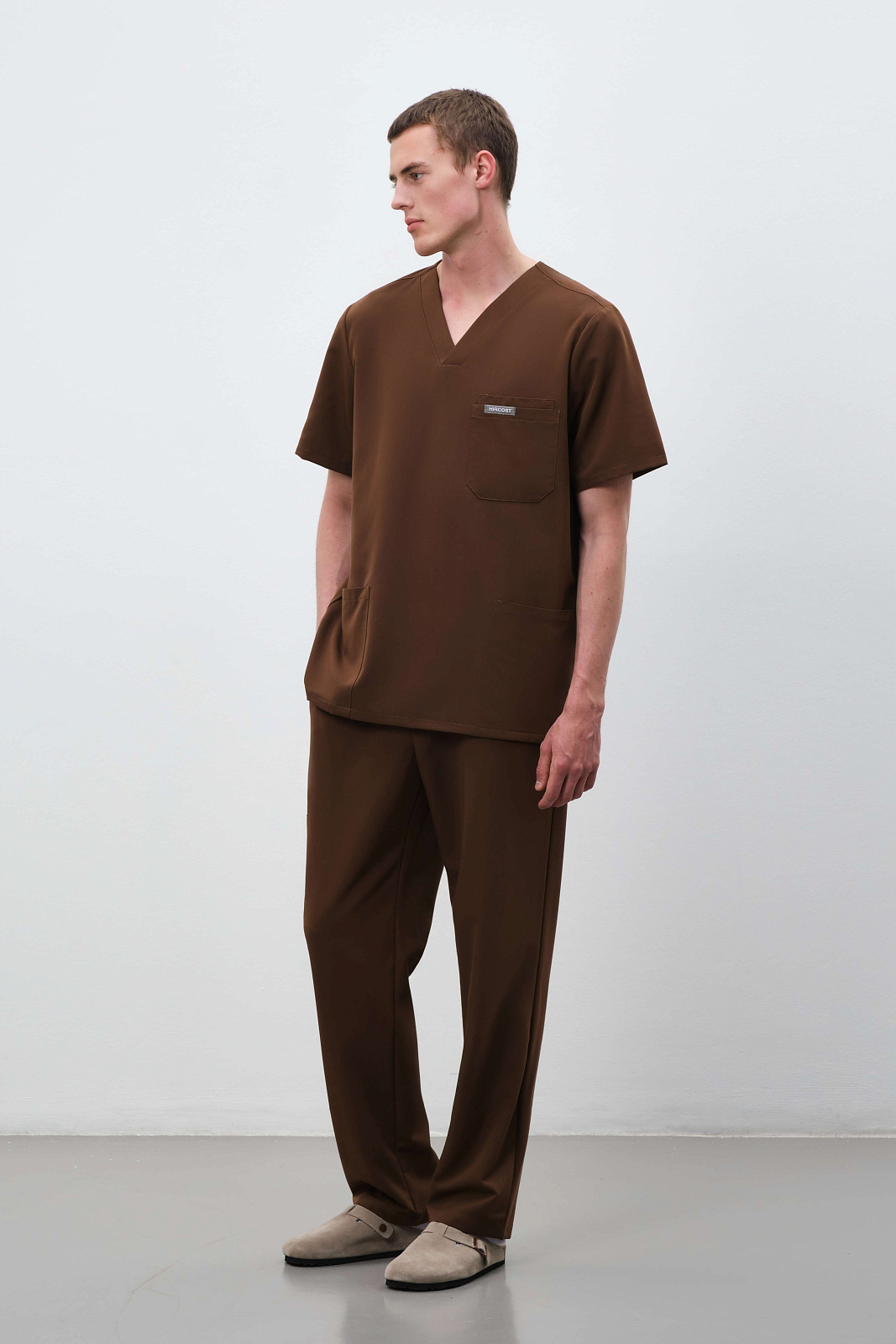 Топ Базовый мужской (2XL, Коричневый)