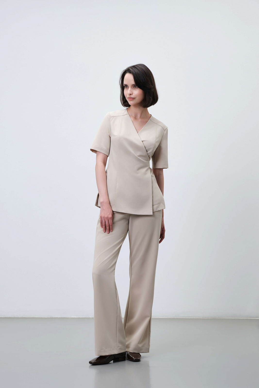 Топ Кимоно 112 (2XL, Бежевый)