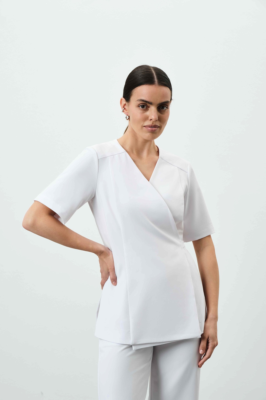 Топ Кимоно 112 (XL, Белый)
