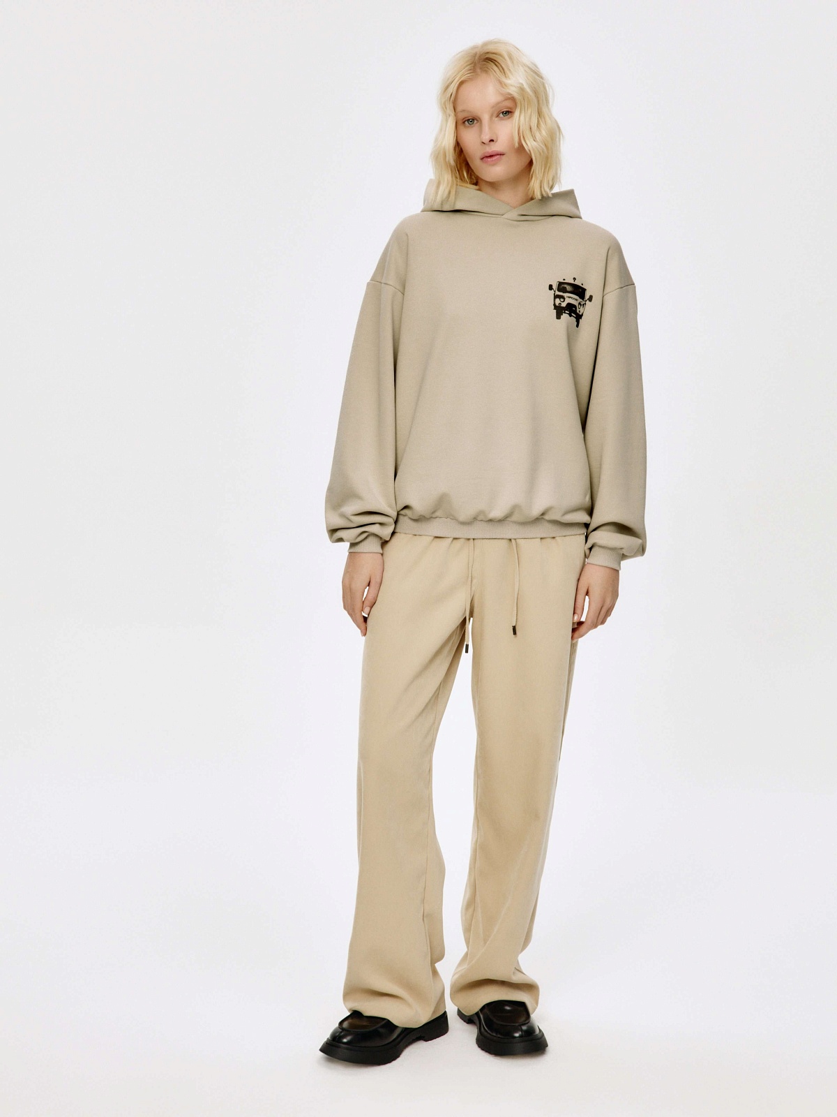 Худи 103 (L-XL, Светло-бежевый)