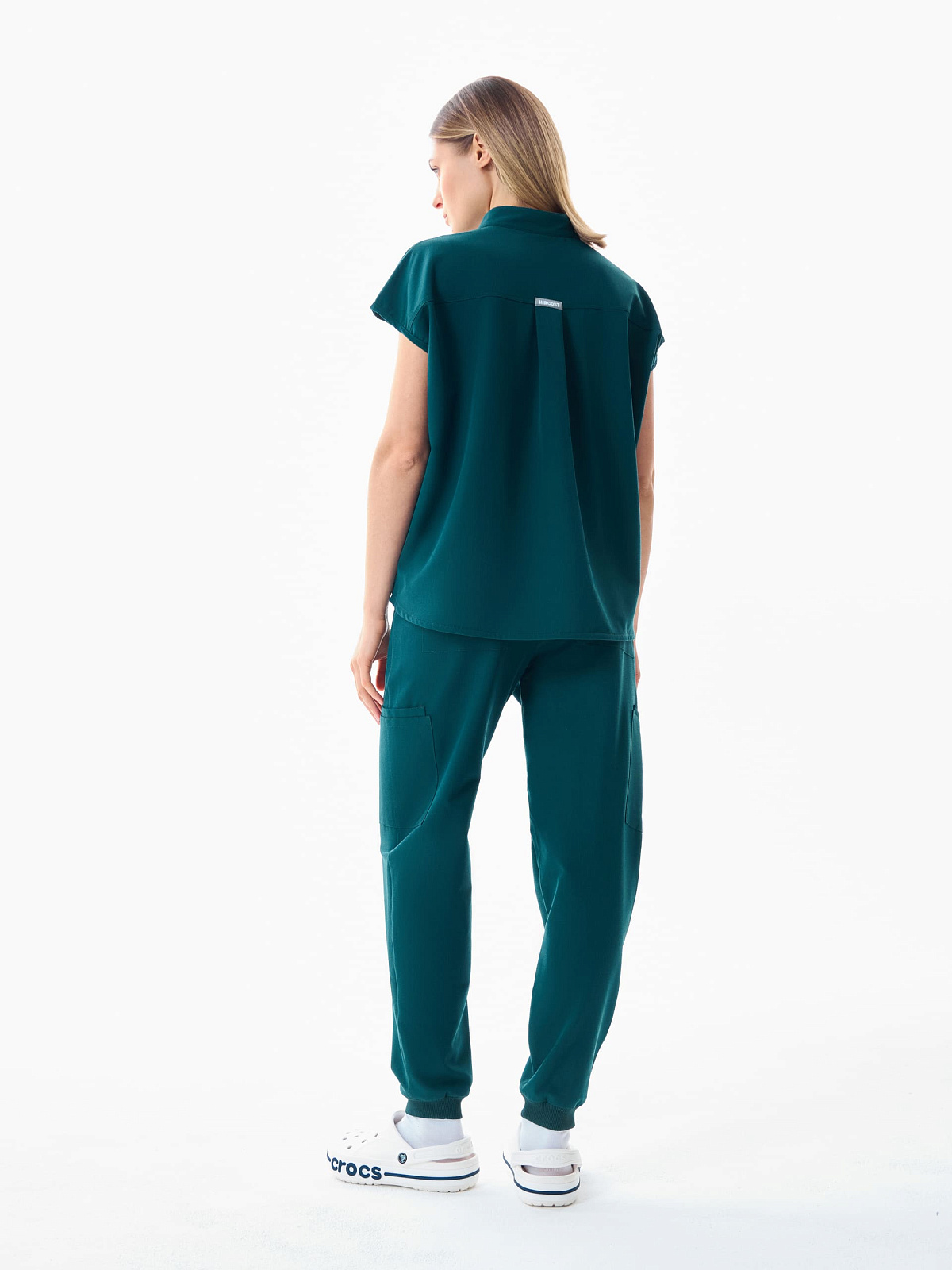Топ Liberty с воротником (XL, Изумруд)